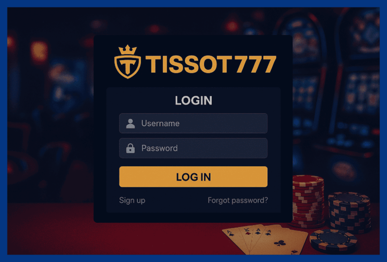 Registro na TISSOT777 Garante Acesso a uma Vasta Seleção de jogo